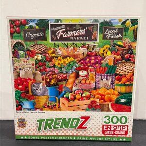 MasterPieces 300 Piece EZ Grip Jigsaw Puzzle - Farmers Market